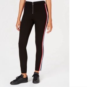 {Hippie Rose} Side-Stripe Skinny Pants